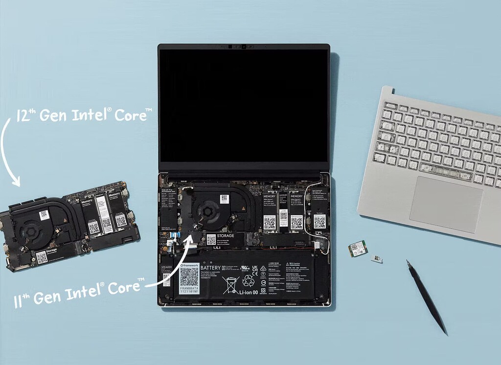 The new and upgraded Framework Laptop by etbusch