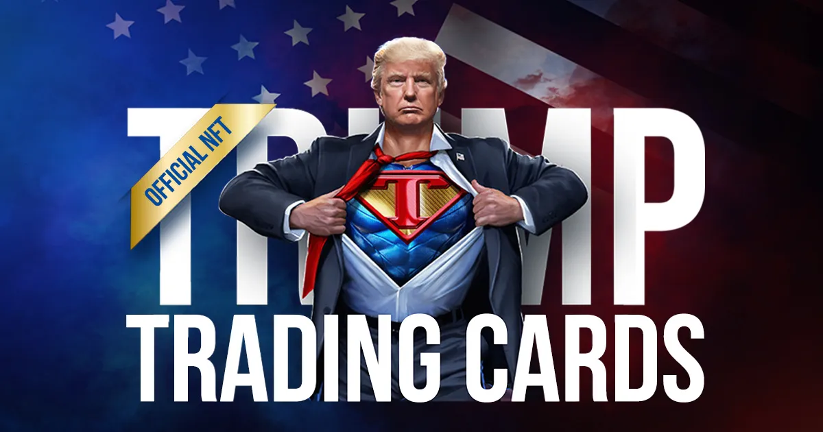 Donald Trump Digital Trading Card NFTs by kevinbluer