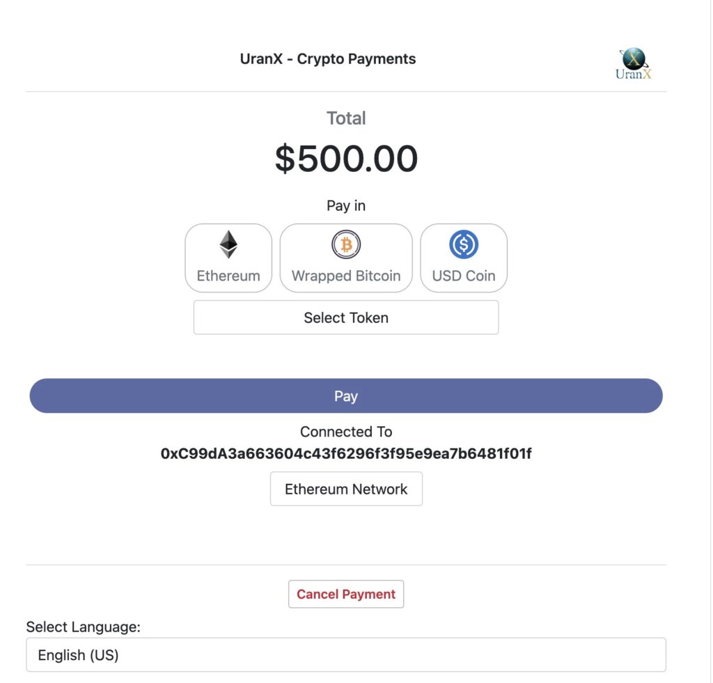 New Crypto Payment API by Joeebn10