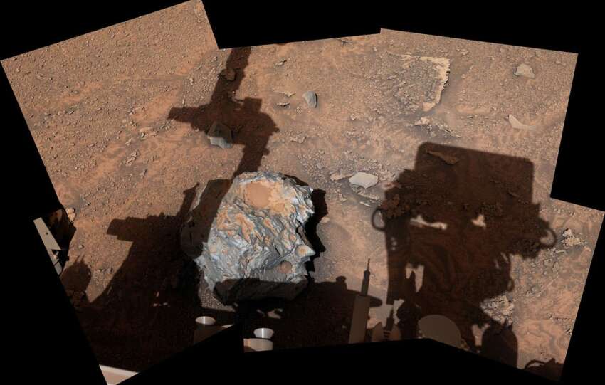 Curiosity rover found a metallic meteorite on Mars by unwind