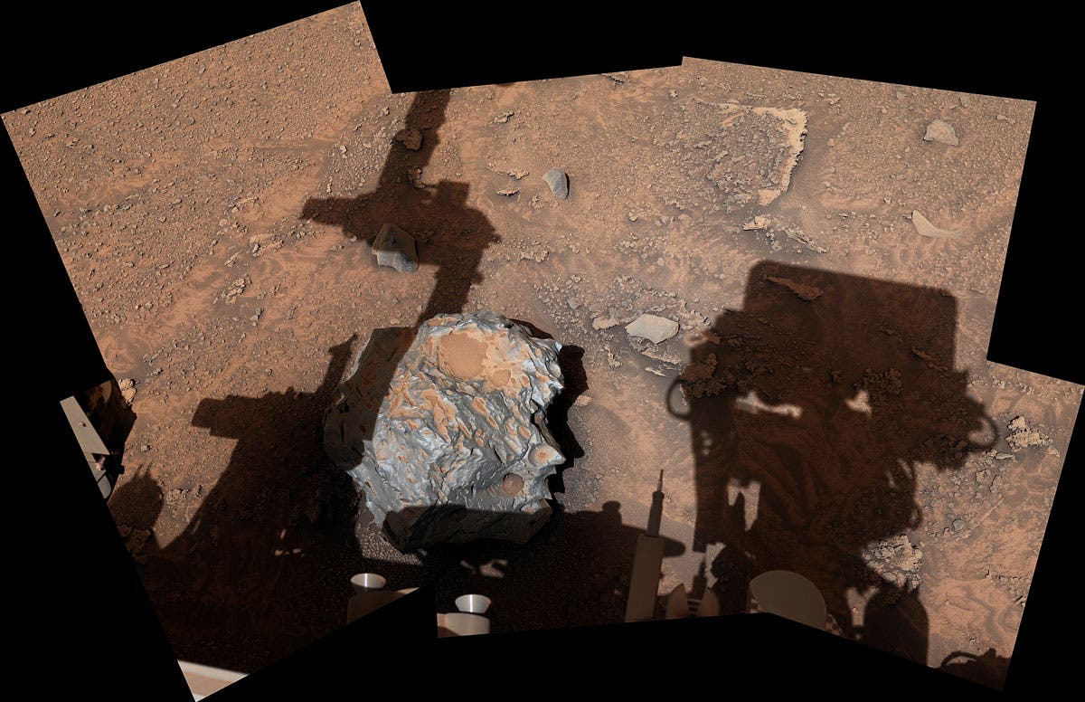 Curiosity rover found a metallic meteorite on Mars by unwind