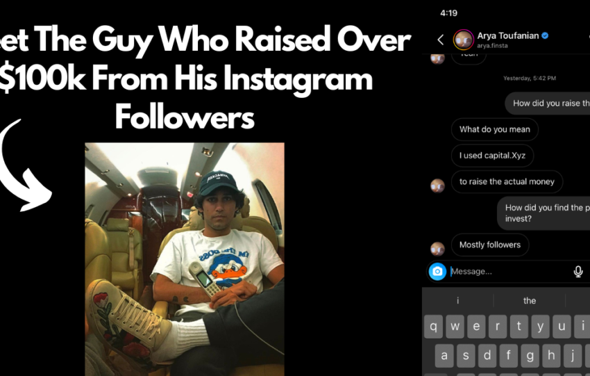 Arya Toufanian: The Guy Who Raised over $100k Through Instagram by JimmySandlin